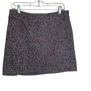 The Limited Tweed Mini Skirt Size 8 Lined